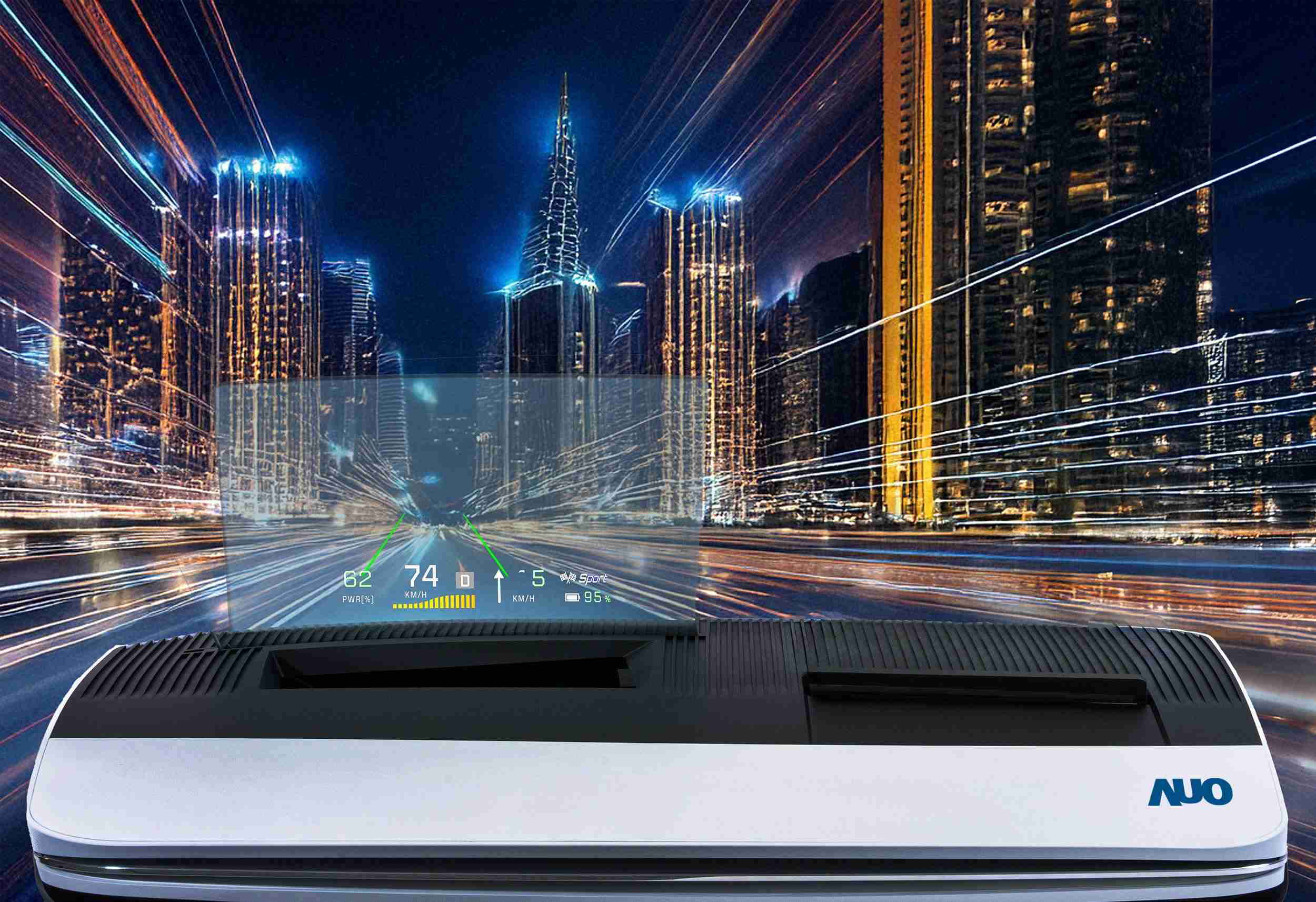 william威廉中文官网推出13吋Micro LED抬头显示器，，提供高入眼亮度、、、、高色彩饱和度的显示质量，，在阳光下或黑暗中都清晰可见，，，并利用Micro LED模块体积小的优势，，，解决车用空间有限的痛点